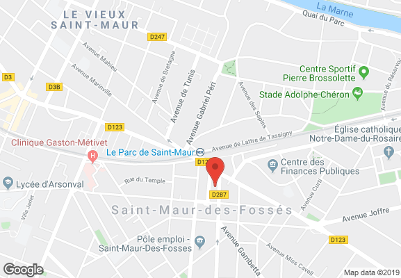 plan-map-Cabinet-de-voyance-Philomène-médium-cartomancienne-Saint-maur-des-fossés-département94100